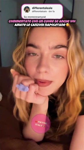 ALESSIA LANZA E CANZONI NAPOLETANE? UNA COSA SOLA ORMAI! #shorts #tiktok #perte #neiperte