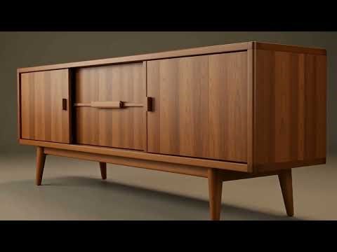 Stunning Mid Century Modern Sideboard Cabinet Designs | 8K Ultra Tour