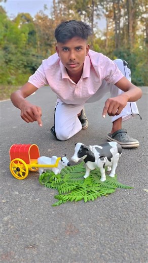 2ta remote control cow and Ball gadi unboxing 😱