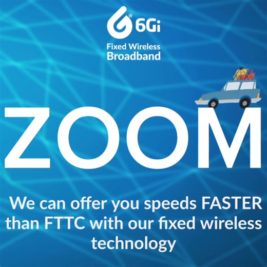 Now that's fast! Our fixed wireless technology allows you to reach faster speeds you cannot achieve with FTTC (copper phone line connection) Only £21.99 for 100Mbps www.6Ginternet.com #localbroadbanduk #broadbandnetworks #UKbroadband #fastbroadband #fastbroadbandnow | 6G Internet | Facebook