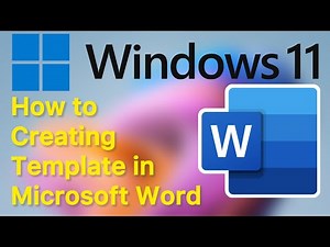 How to Creating Template in Microsoft Word