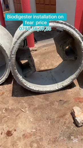Biodigester installation can 2to day construct and has no effect on nature