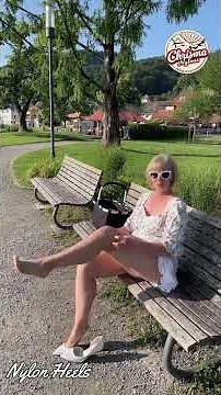 Chris Schweizer ✅ Over 50 Model Shines in Nylons, Stockings & High Heels | Fashion Icon