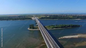 The Danube bridge connecting Vidin and Calafat