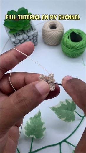 Tiny Crochet Rose Earrings 🌹 So Cute!
