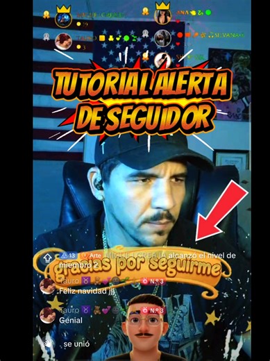 Tutorial de alerta de seguidor en Tikfinity y TikTok Live