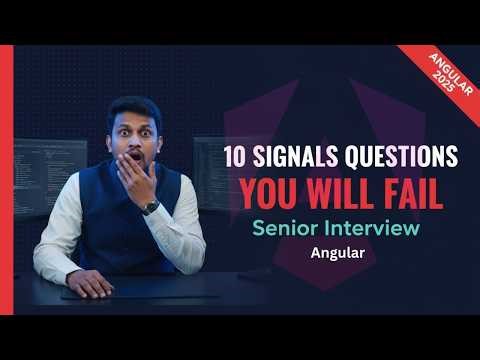 10 Angular Signals Questions That Will FAIL You in a Senior Interview (+ Answers)
