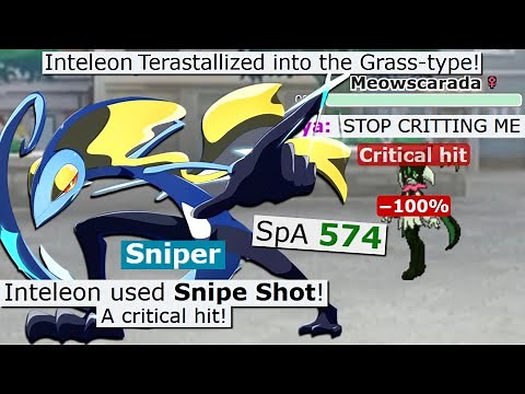 SNIPER INTELEON IS AMAZING IN POKEMON SCARLET AND VIOLET!