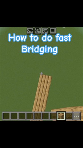 How to Do Fast Bridging in Minecraft PE 🔥