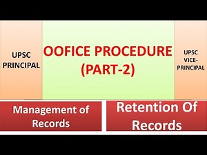 OFFICE PROCEDURE(PART-2)