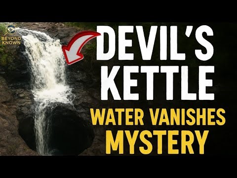 Devil's Kettle Waterfall: Where Half the Water Disappears #WaterfallMystery #MinnesotaFalls