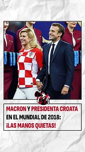 Durante la final del Mundial de Rusia 2018, los presidentes de Francia y Croacia, Emmanuel Macron y Kolinda Grabar-Kitarović, mostraron una conexión especial. En la ceremonia de premiación, sus interacciones fueron más allá de la diplomacia. Desde abrazos hasta sonrisas cómplices, e incluso caminando tomados de la mano al entregar los galardones a campeones y subcampeones. #mundial2018 #worldcup #macron #francepresident #kolindagrabarkitarovic #croatia #futbol #football #diplomacia #sportsandpol