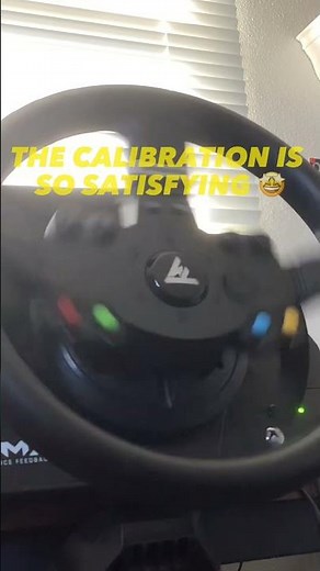 My ThrustMaster TMX Force FeedBack Gaming Wheel Calibration! (SO SATISFYING!🤩)