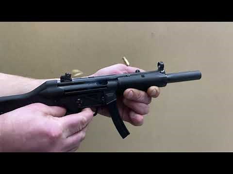 Miniature H&K MP5SD in 1/2 scale firing full-auto by MINIATUREARSENAL