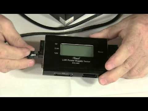 How to Use a Power Supply Tester