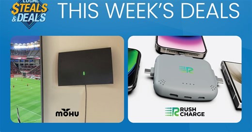 Local Steals & Deals: Power Up & Tune in with Rush Charge & Mohu