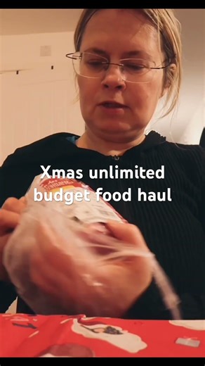 Unlimited budget Xmas food shop