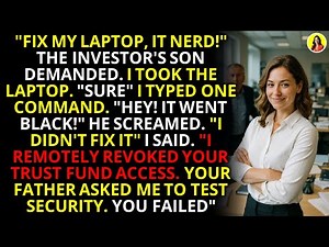 Fix My Laptop, IT Nerd!" – How I Revoked The Heir's Trust Fund Access | Corporate Revenge