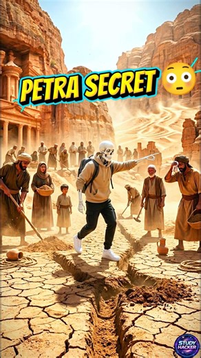 What If You Discovered Petra’s Water Secret? 😳💀#StudyHacker #shorts #facts #petra #histort #whatif
