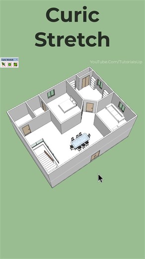 Plugin Curic Stretch for SketchUp | TutorialsUp