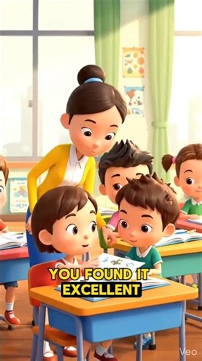 Happy Kids Learning at School | Fun Classroom Cartoon Animation for Kids #shorts #vairalvideo