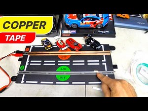Copper conductive tape for slot car tracks How it works?