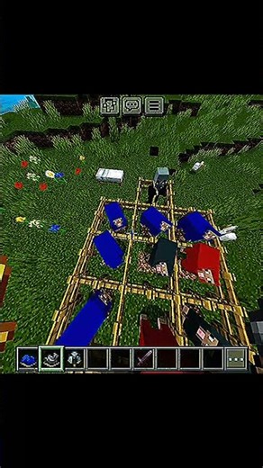 Minecraft Secret: What Happens When an Evoker Meets Blue Sheep? 😱 #Minecraft #Shorts #luckygameplay