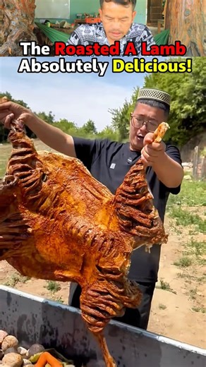 The Roasted A Lamb Absolutely Delicious!