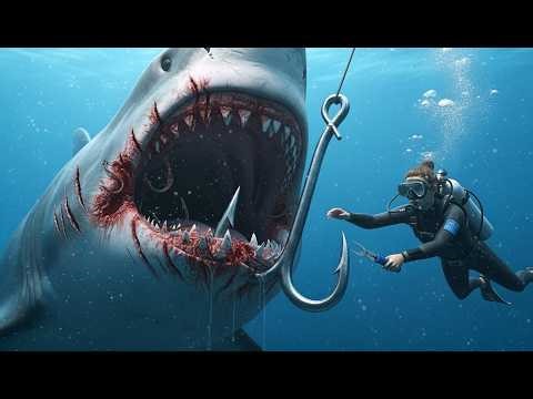 SHARK IN PAIN 😢 | Diver Saves Shark From Deadly Hook!