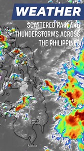 Scattered Rain and Thunderstorms across the Philippines 🇵🇭 #Philippines #Weather #Visayas #Luzon #PhilippinesWeather #Mindanao #Cebu #Manila | Visayas.ph