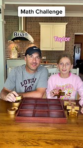 Math challenge! 🔢 #familygamenight #challenge #math #fathervsdaughter | Klem Family