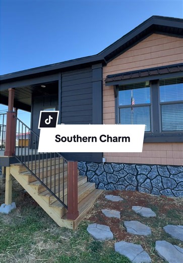 Turning that farmhouse dream into a reality 💌 #farmhouse #farmhousestyle #countryhome #simplelife #countrylife #cozyhome #farmhouseliving #countryside #fatmhousedecor #mobilehome #manufacturedhomes #modularhomes #rustichome #farmhouseporch #countryliving