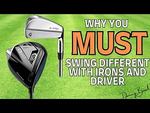 DRIVER VS IRON SWING- YES THEY ARE DIFFERENT #drivertips #golflesson