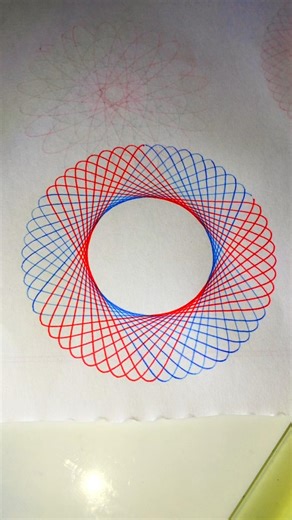 Naughty Cuckoo | Amazing Spirograph Geometric Art | #shorts #Atik_Mia_official