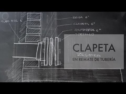 Instalación de una Clapeta en un Remate de Tubería
