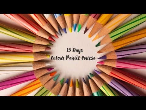 How to draw...basics⭐ #Day - 1 of colour pencils.