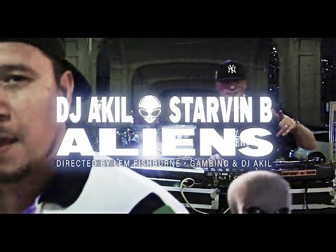 DJ AKIL & STARVIN B "Aliens" (Dir. by Lem Fishburne - Gambino & DJ Akil)