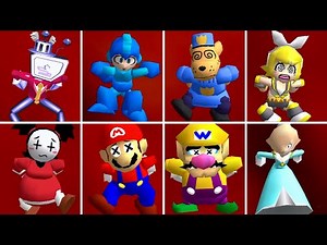More Famous Characters Falling in Lava - Super Mario 64 PC Port