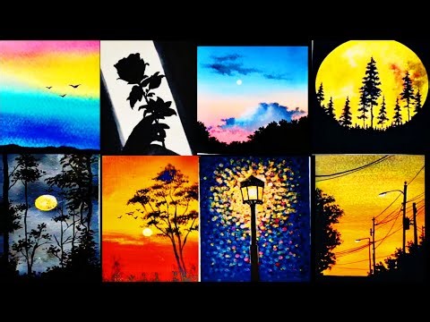 10 Easy painting ideas for beginners . simple painting ideas for beginners.