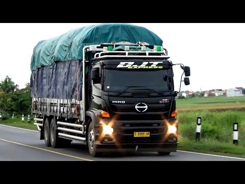 BIG TRONTON TRUCKS HEAVY LOAD NORTH JAVA AROUND !!! HINO 500, FUSO FIGHTER, ISUZU GIGA, UD QUESTER
