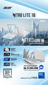 1M views · 806 reactions | Tampan, Tipis, dan Buas. Inilah Nitro Lite...