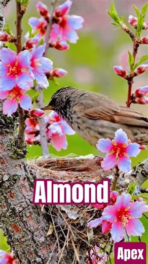 Almond Tree Blooming & Fruit Growing | Nature’s Beauty