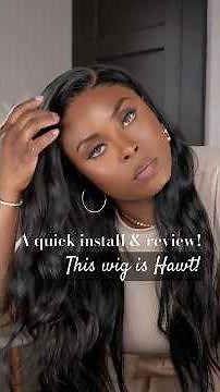 Glueless install | Synthetic Human Hair Blend Wig | Sensationnel bare lace full lace unit 5