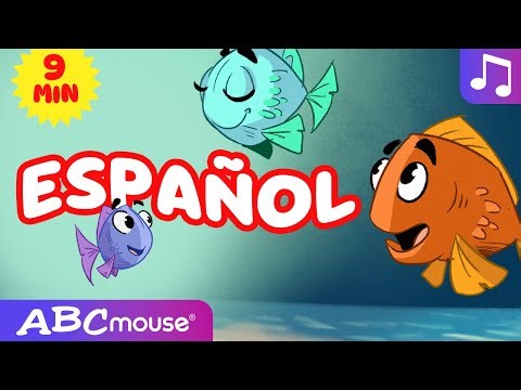 🐟 Canta con Tres Pececitos 🎶 y Más Rimas Clásicas | ABCmouse en Español 🐘🍊 para Niños