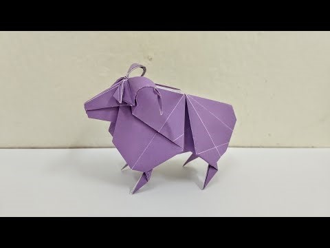 How To Make Sheep Paper | Origami Sheep | Origami Tutorial