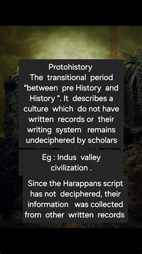 # trending short # proto history definition # transitional period