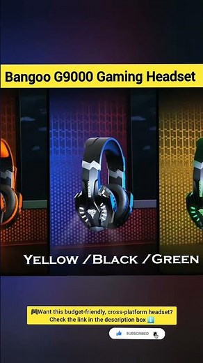 BENGOO G9000 Stereo Gaming Headset #shortsfeed #headset
