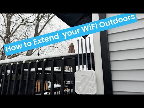 How to Extend Your Home WiFi To Your Entire Property EASY!! - Backyard, shed, barn sauna and Beyond!