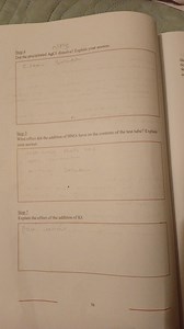 Step 4: Did the precipitated AgCl dissolve in NH3? Explain your... | Filo