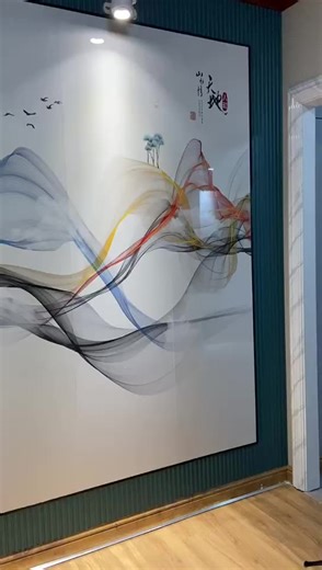 Interior Walls Decoration PVC Material Fast Installation UV Panel